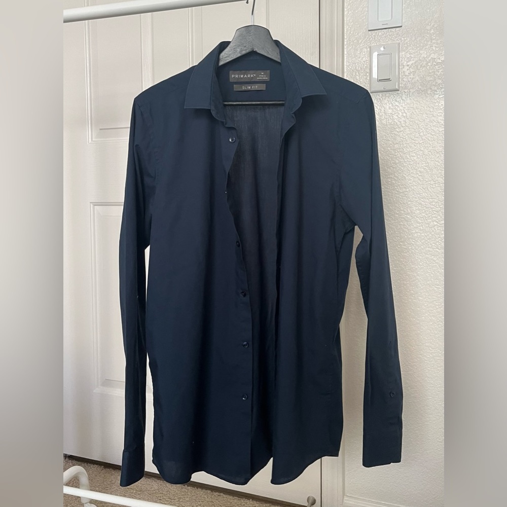 Navy blue dress shirt